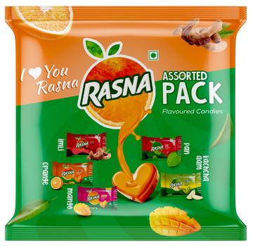 Rasna Candy Pouches Assorted 100 PCS