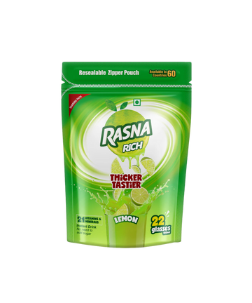 Rasna Rich Zipper Pack - Lemon Flavour