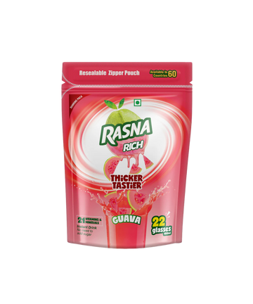 Rasna Rich Zipper Pack - Guava Flavour
