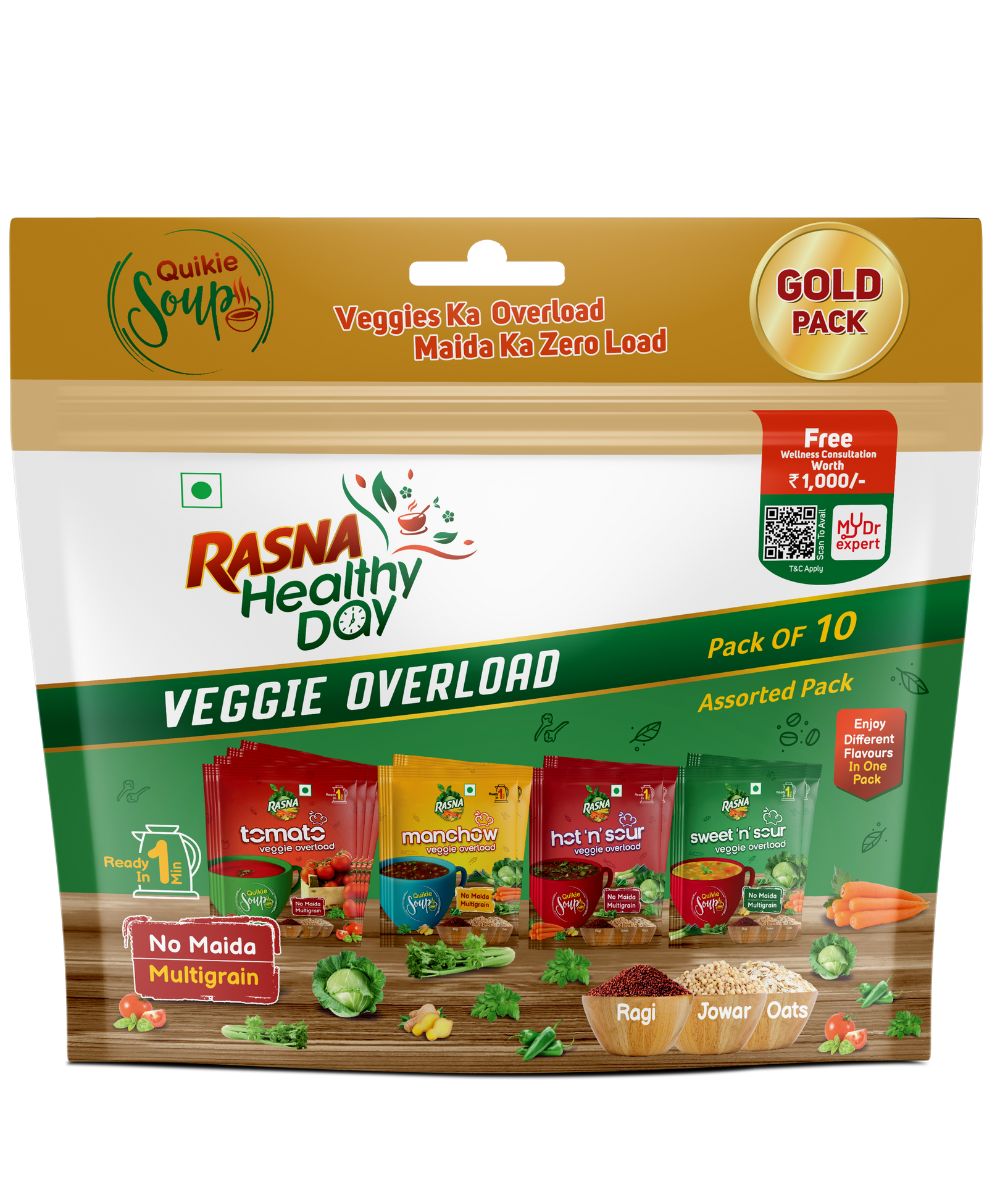 Rasna Quikie Soup: Veggie Overload Gold Pack Combo