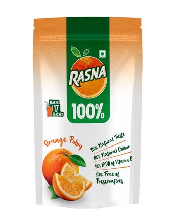 Rasna 100% Orange Pulpy