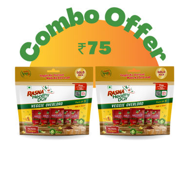 Rasna Quikie Veggie Overload Soup: Manchow Pack of 5 Combo
