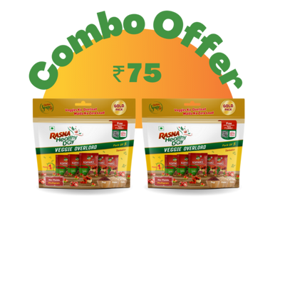 Rasna Quikie Veggie Overload Soup: Tomato Pack of 5 Combo