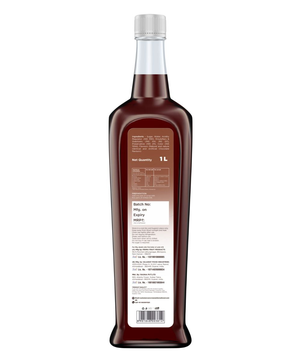 Rasna Chocolate Syrup 1 Ltr