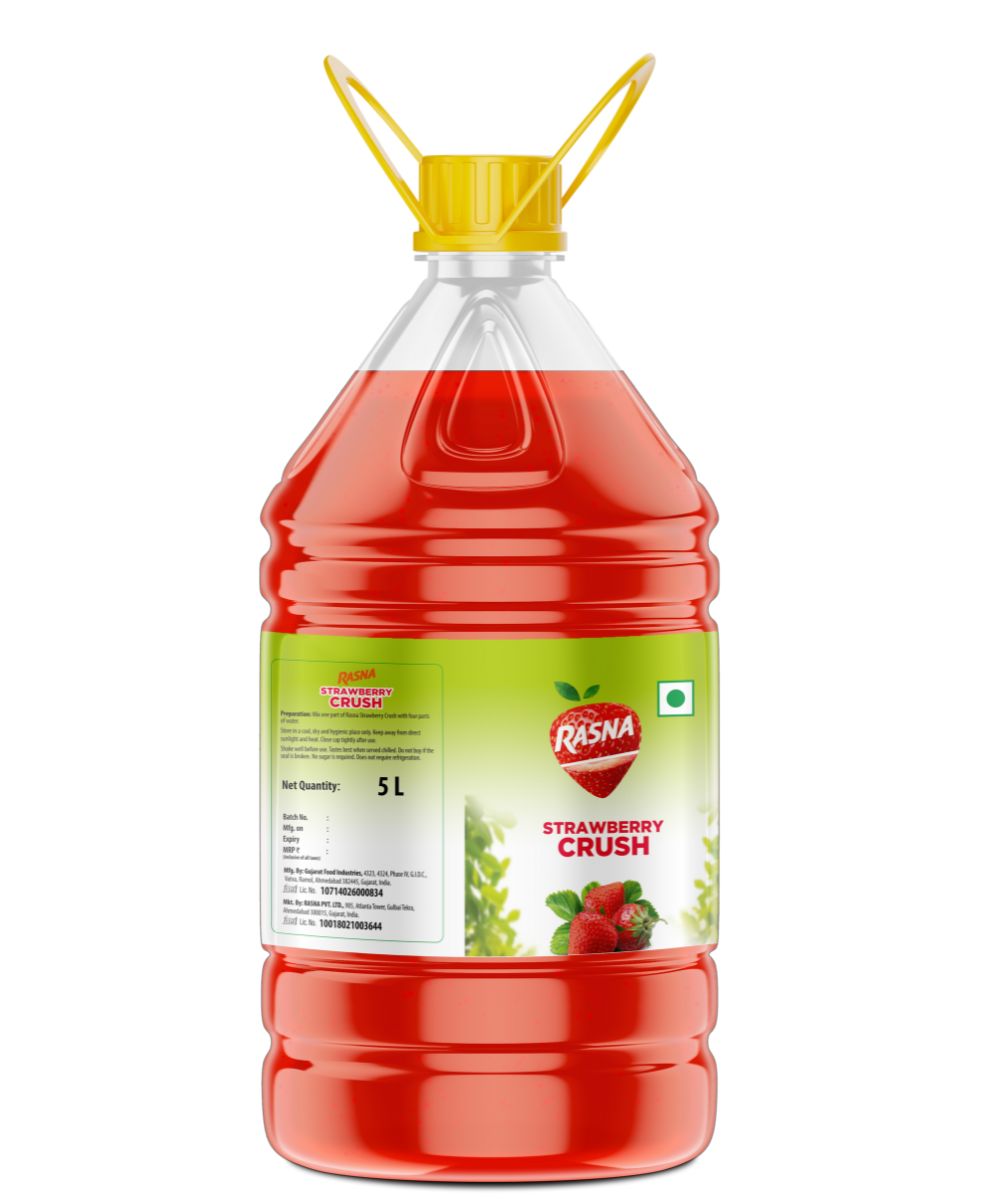 Rasna Crush Strawberry 5 Ltr