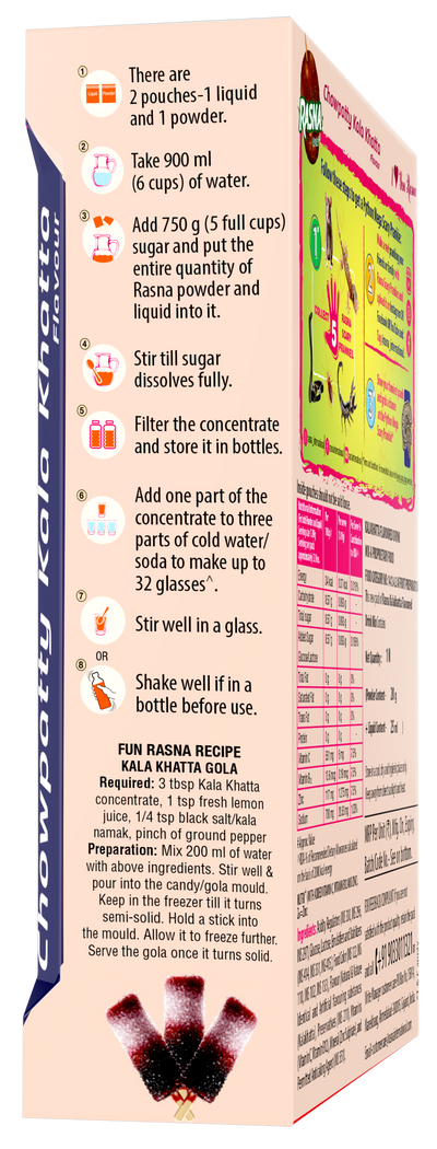Fun Food Mix 32 Glass: Kala Khatta
