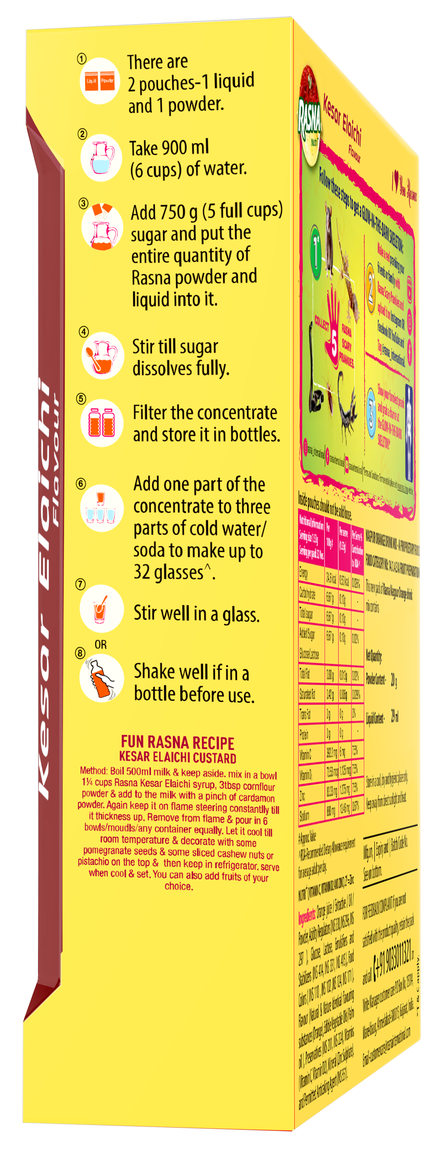 Rasna 32 Glass Kesar Elaichi