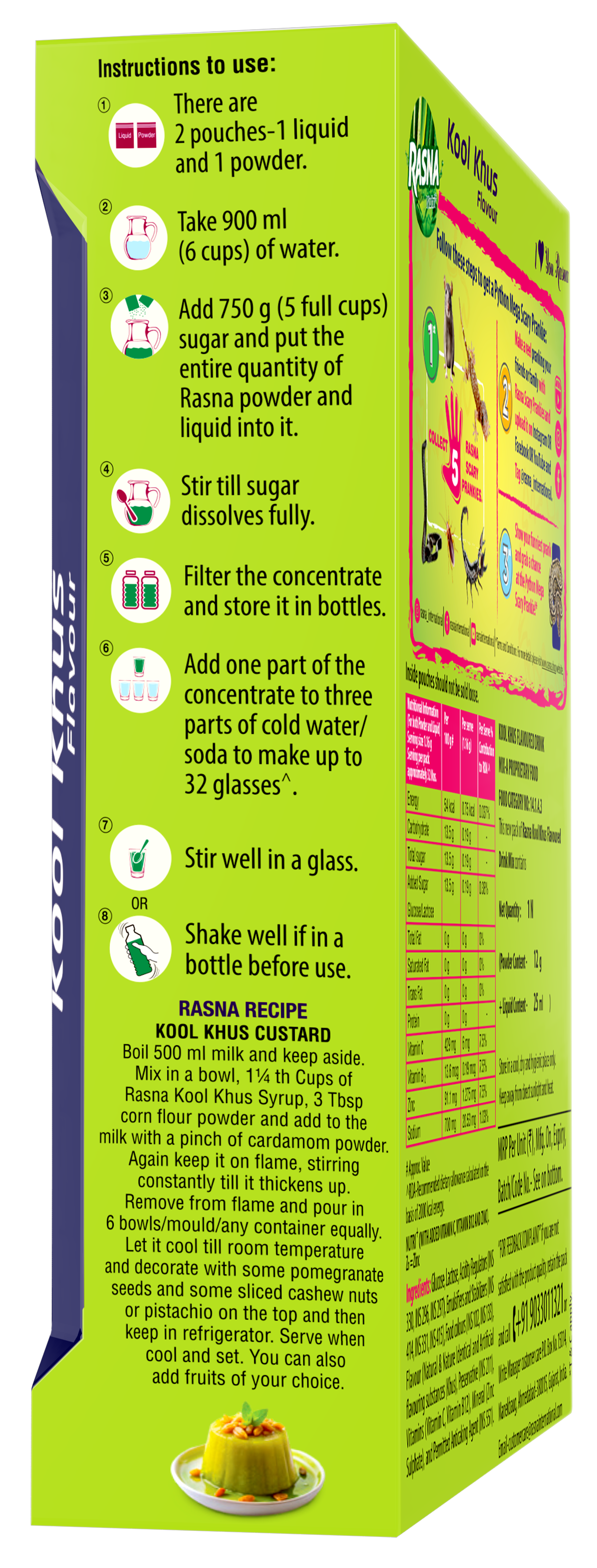 Fun Food Mix 32 Glass: Khus