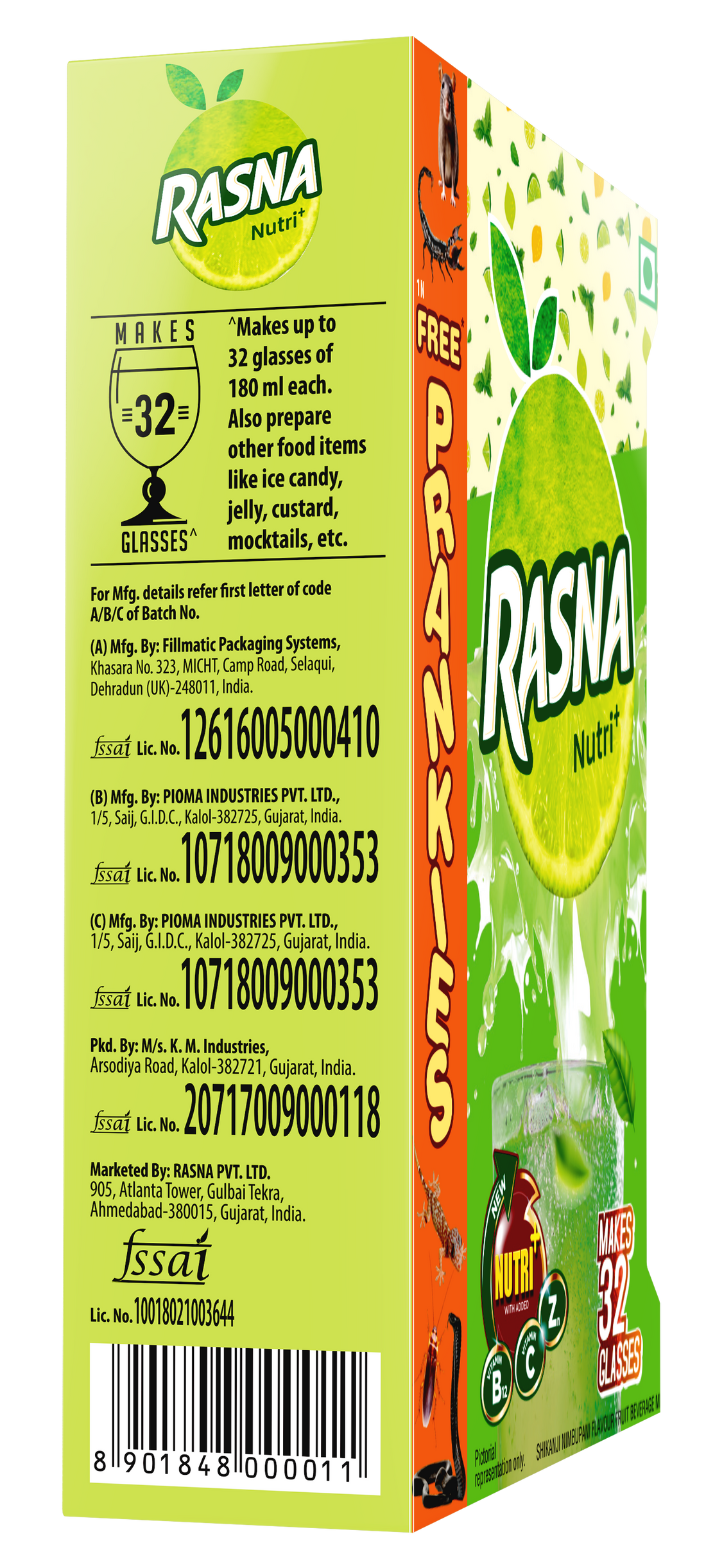 Fun Fruit Preparation 32 Glass: Lemon