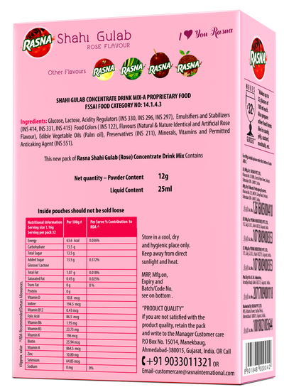Fun Food Mix 32 Glass: Rose