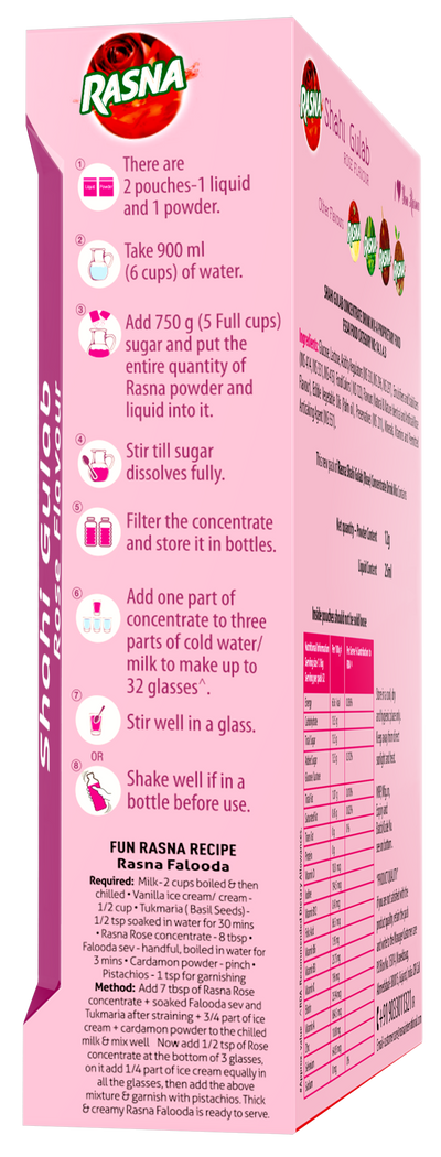 Fun Food Mix 32 Glass: Rose