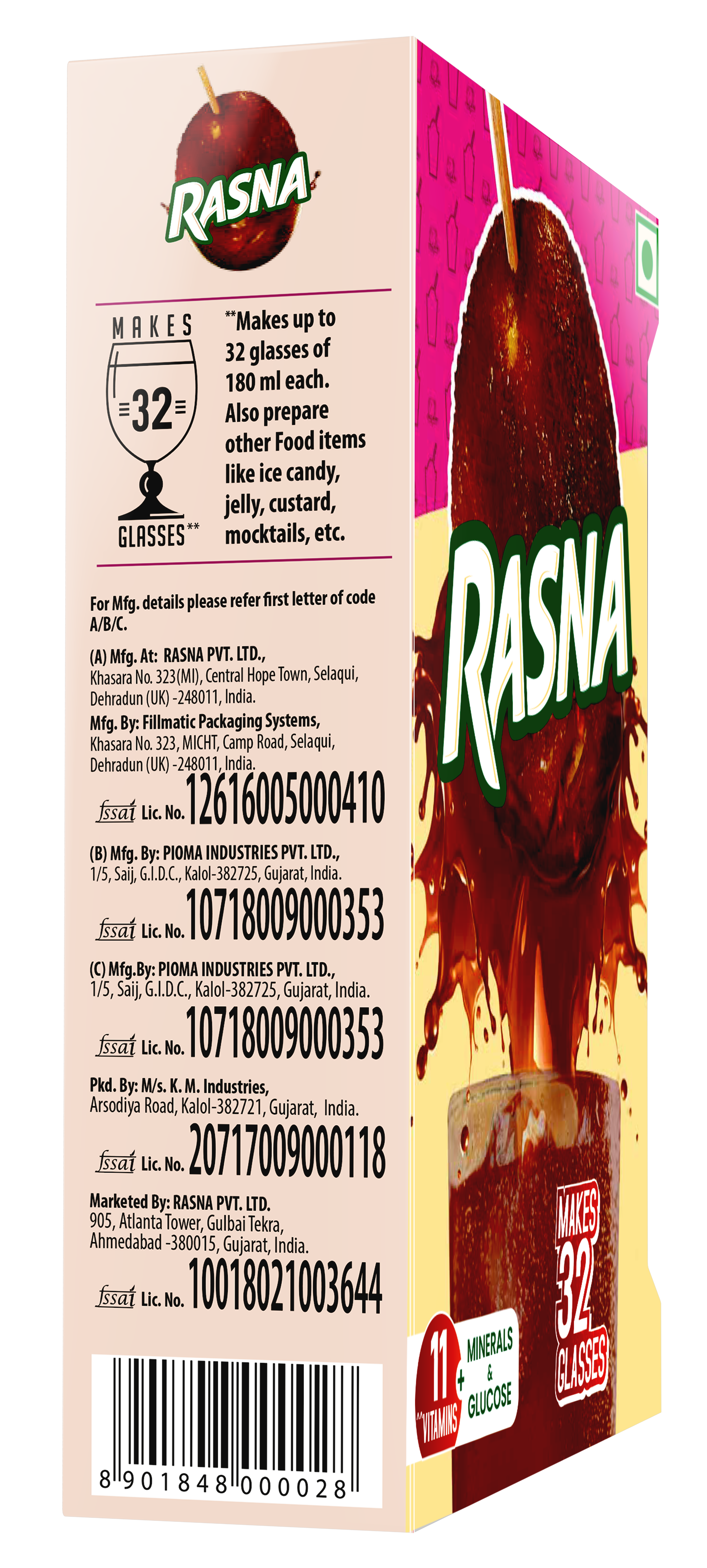 Fun Food Mix 32 Glass: Kala Khatta