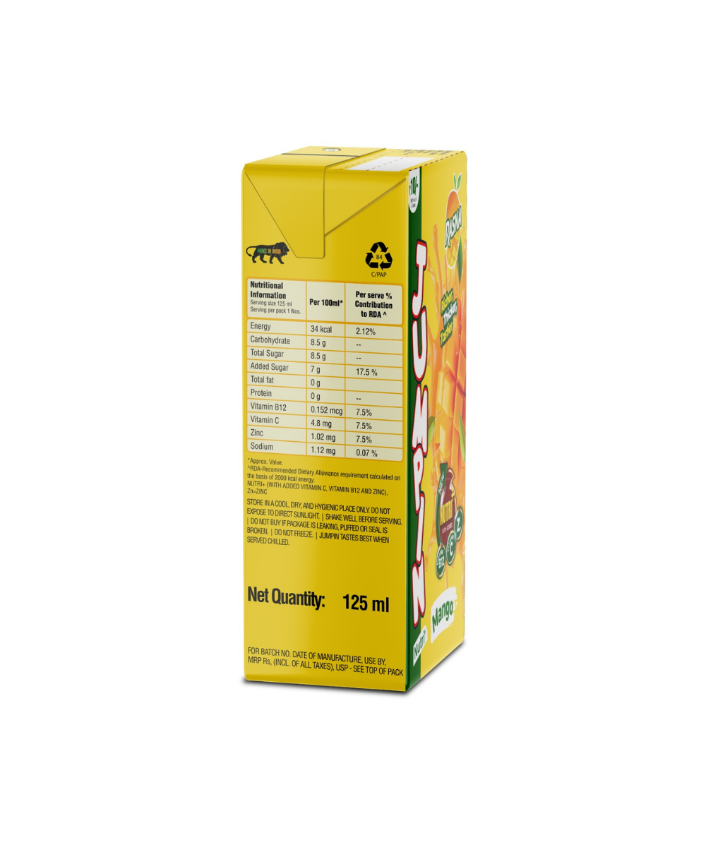 Rasna Jumpin Mango 125 ML