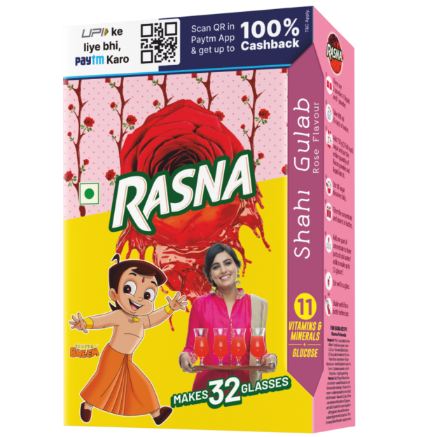 Rasna 32 Glass Shahi Gulab