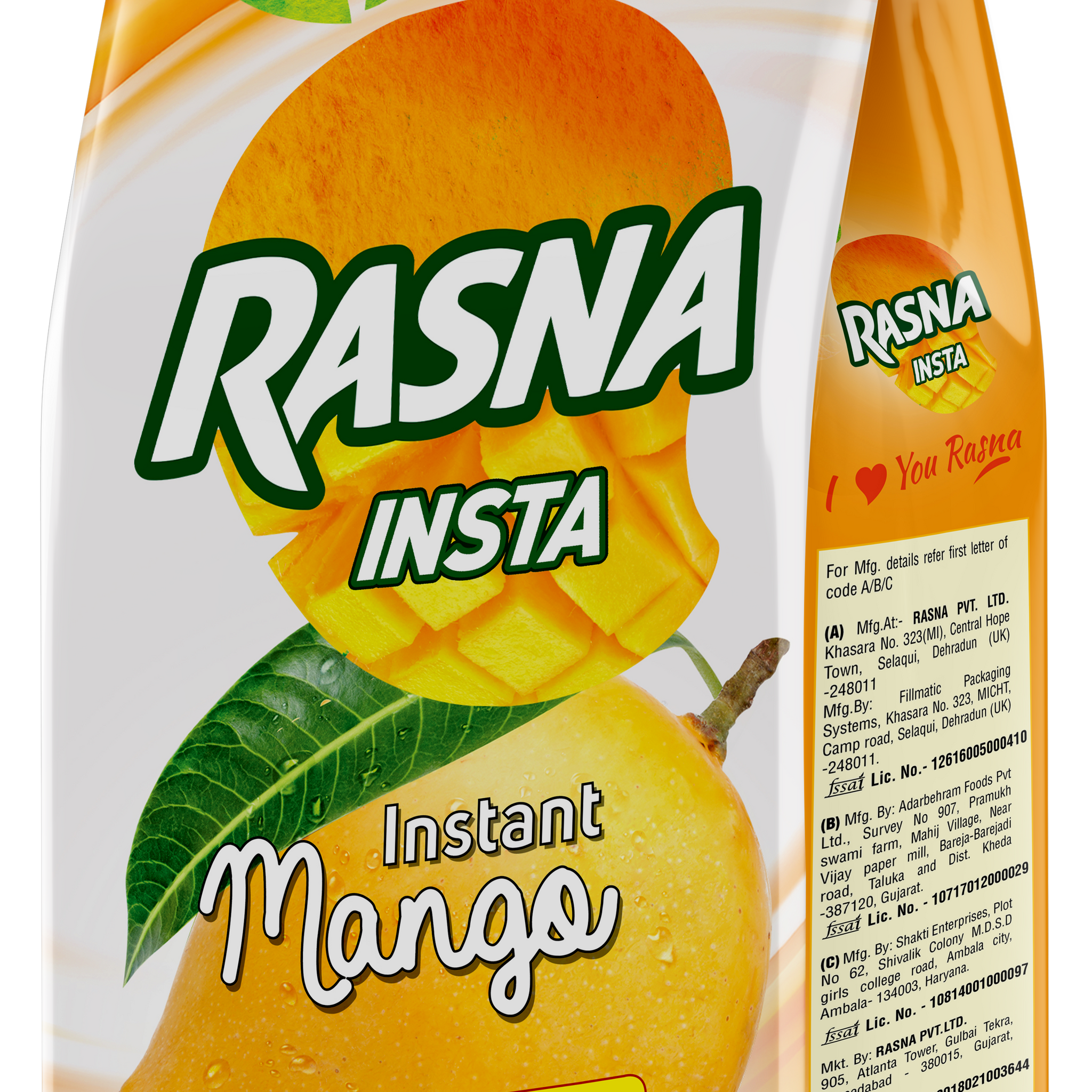 Rasna Insta 750g Mango