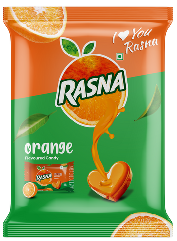 Rasna Candy Pouches Orange 100 PCS