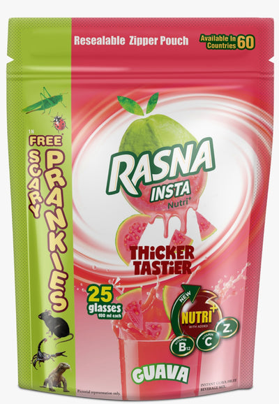 Rasna Insta Nutri+ 500g Zipper Pouch: Guava