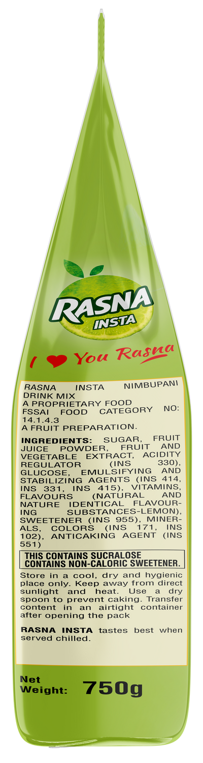 Rasna Insta 750g Lemon