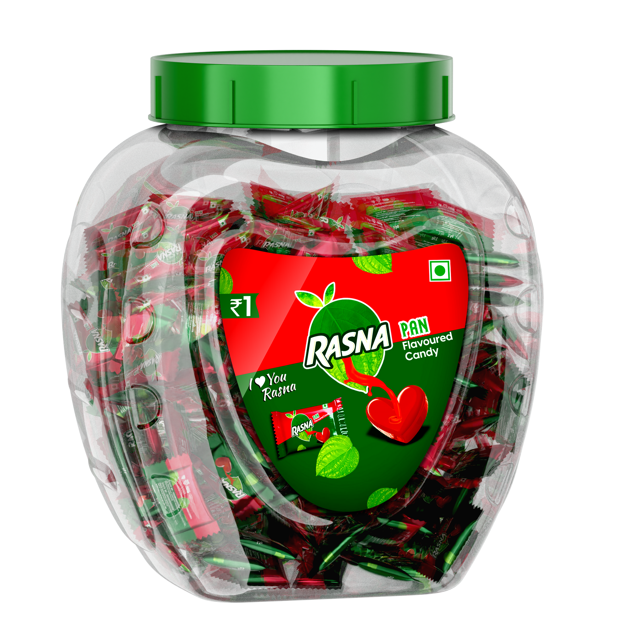 Rasna Candy Jar Pan 175 PCS + 5 PCS