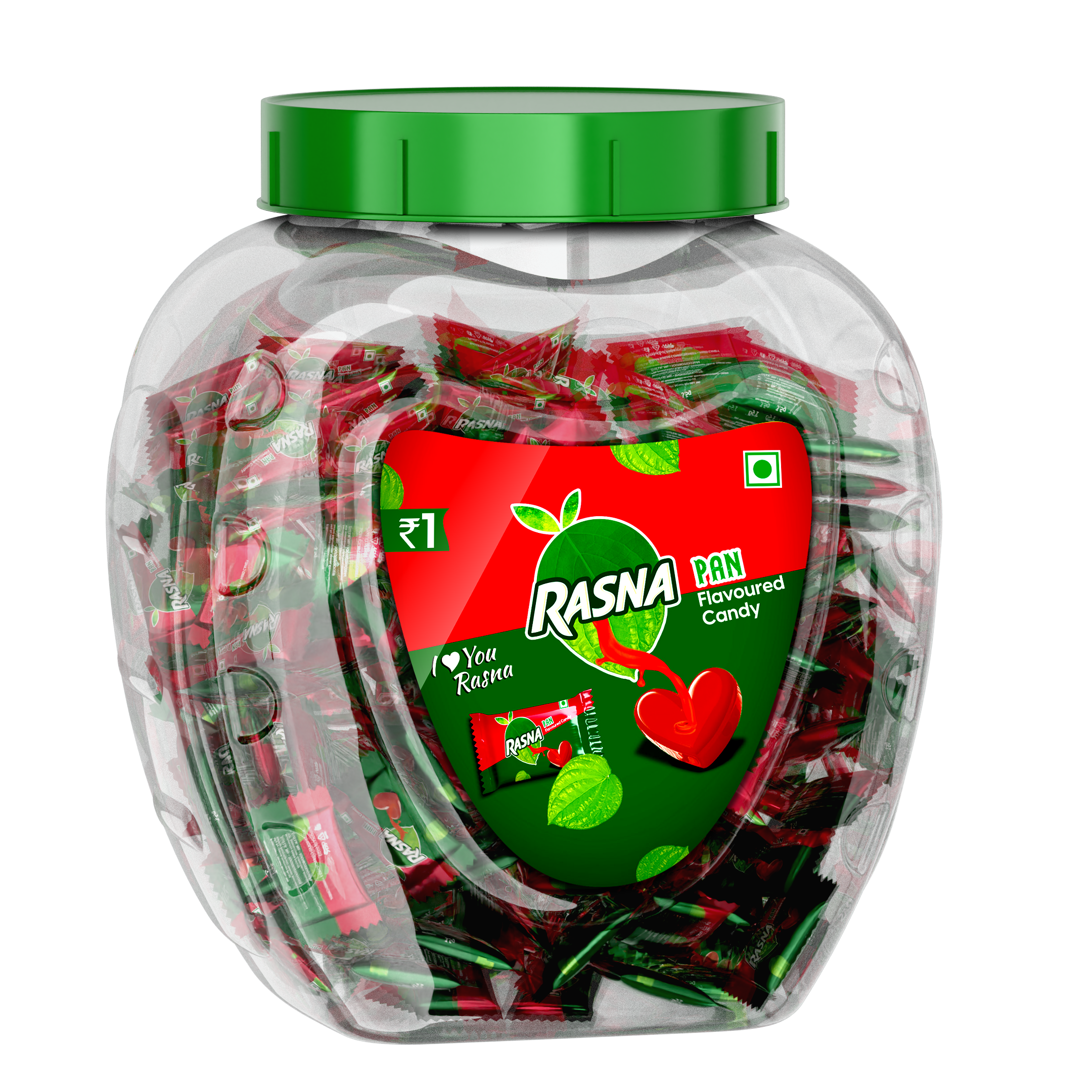 Rasna Candy Jar Pan 175 PCS + 5 PCS