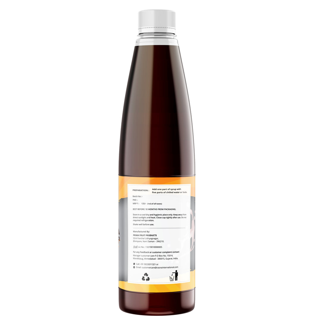 Rasna Buzz Syrup 750ml - Jaljira