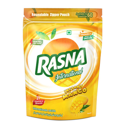 Rasna International 400gm Zipper Pouch Orange + Mango
