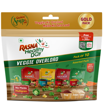 Rasna Quikie Soup Veggie Overload Assorted Pack