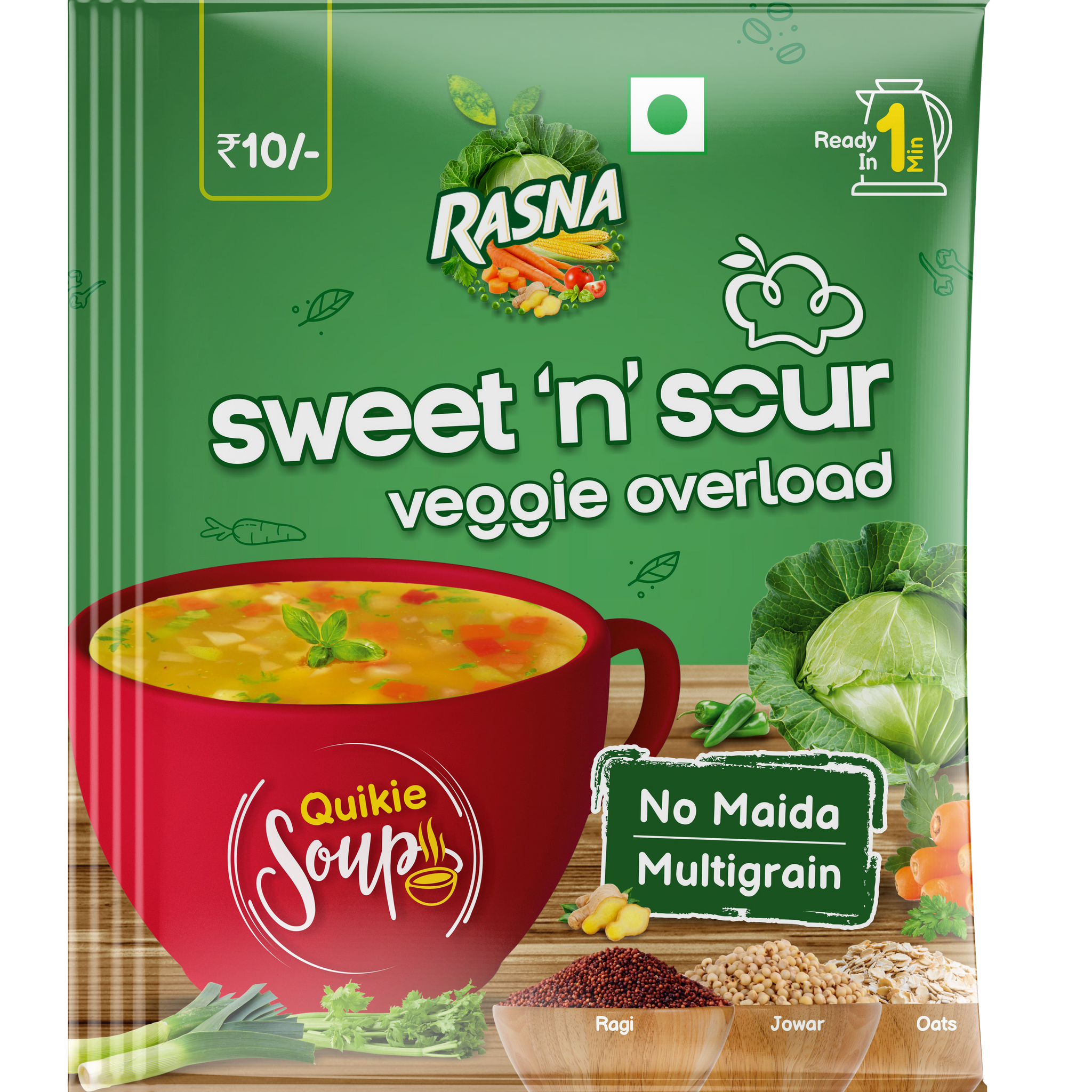 Rasna Quikie Soup Sweet n Sour Single Serve 20g