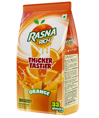 Rasna Insta 750g Orange