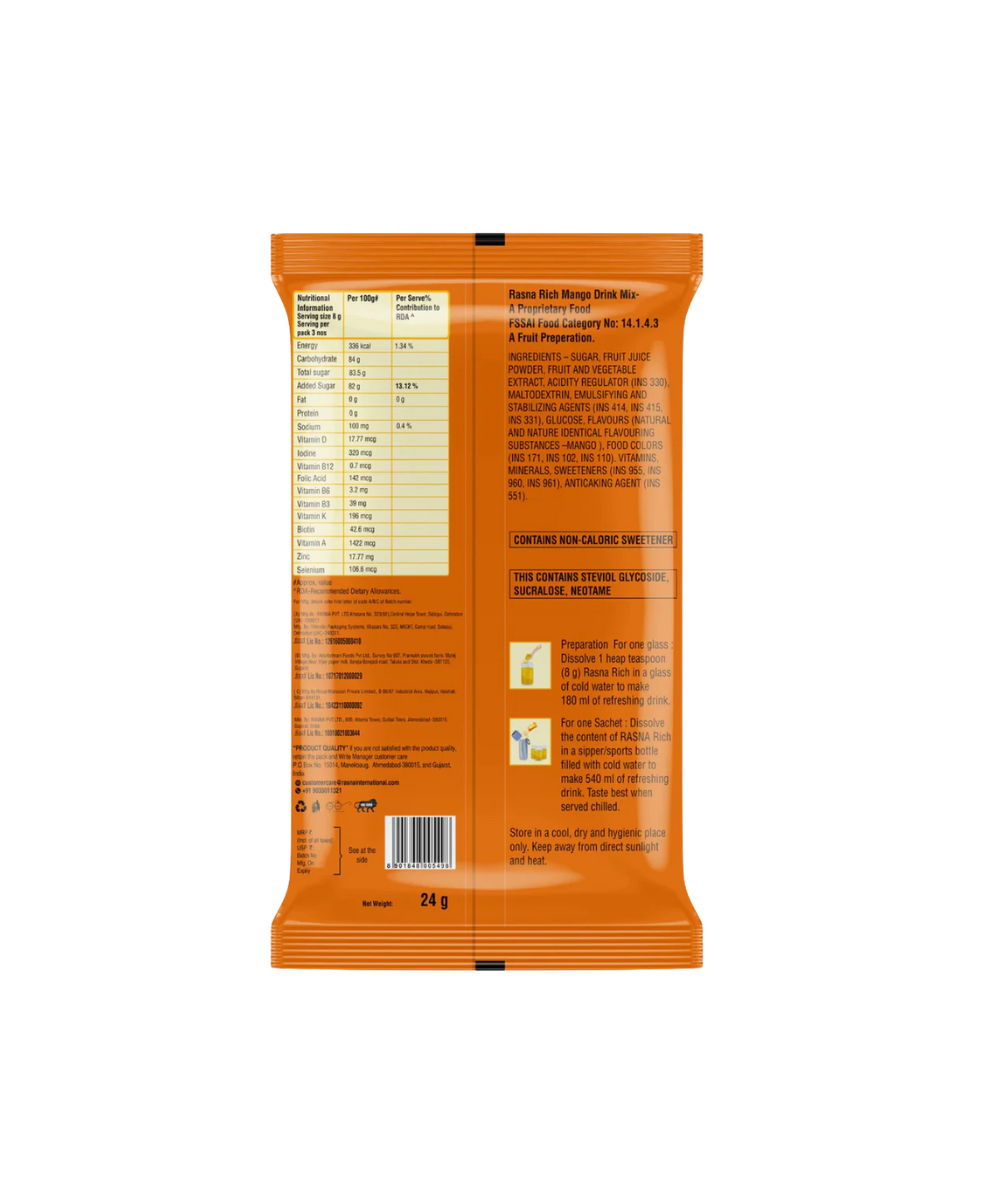 Rasna Rich - ₹10 Ka 3 (24 Pack)