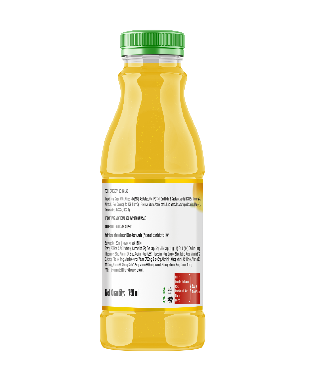 Rasna Power Squash Mango 750 ml