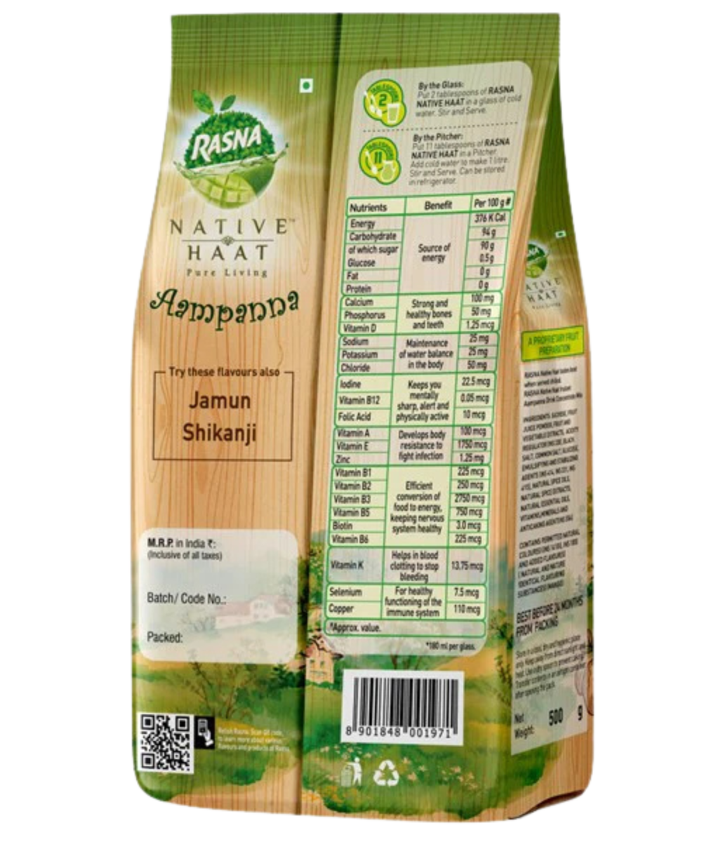 Rasna Native Haat Shikanji 500g