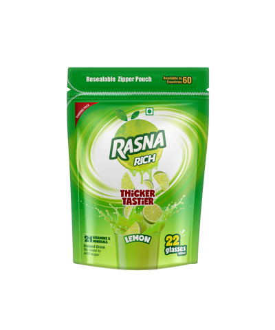 Rasna Rich Zipper Pack - Lemon Flavour