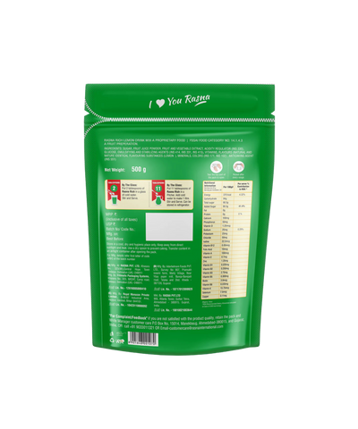 Rasna Rich Zipper Pack - Lemon Flavour