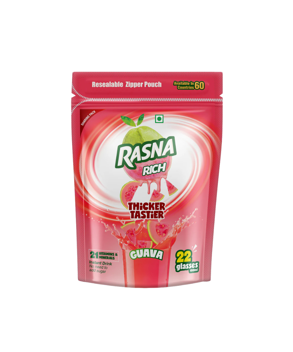 Rasna Rich Zipper Pack - Guava Flavour