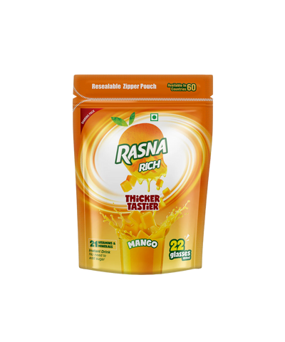 Rasna Rich Zipper Pack - Mango Flavour