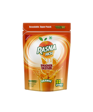Rasna Rich Zipper Pack - Orange Flavour