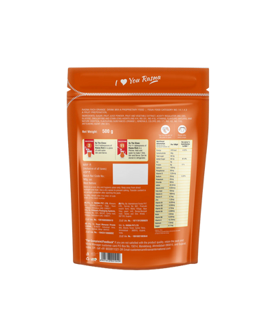 Rasna Rich Zipper Pack - Orange Flavour