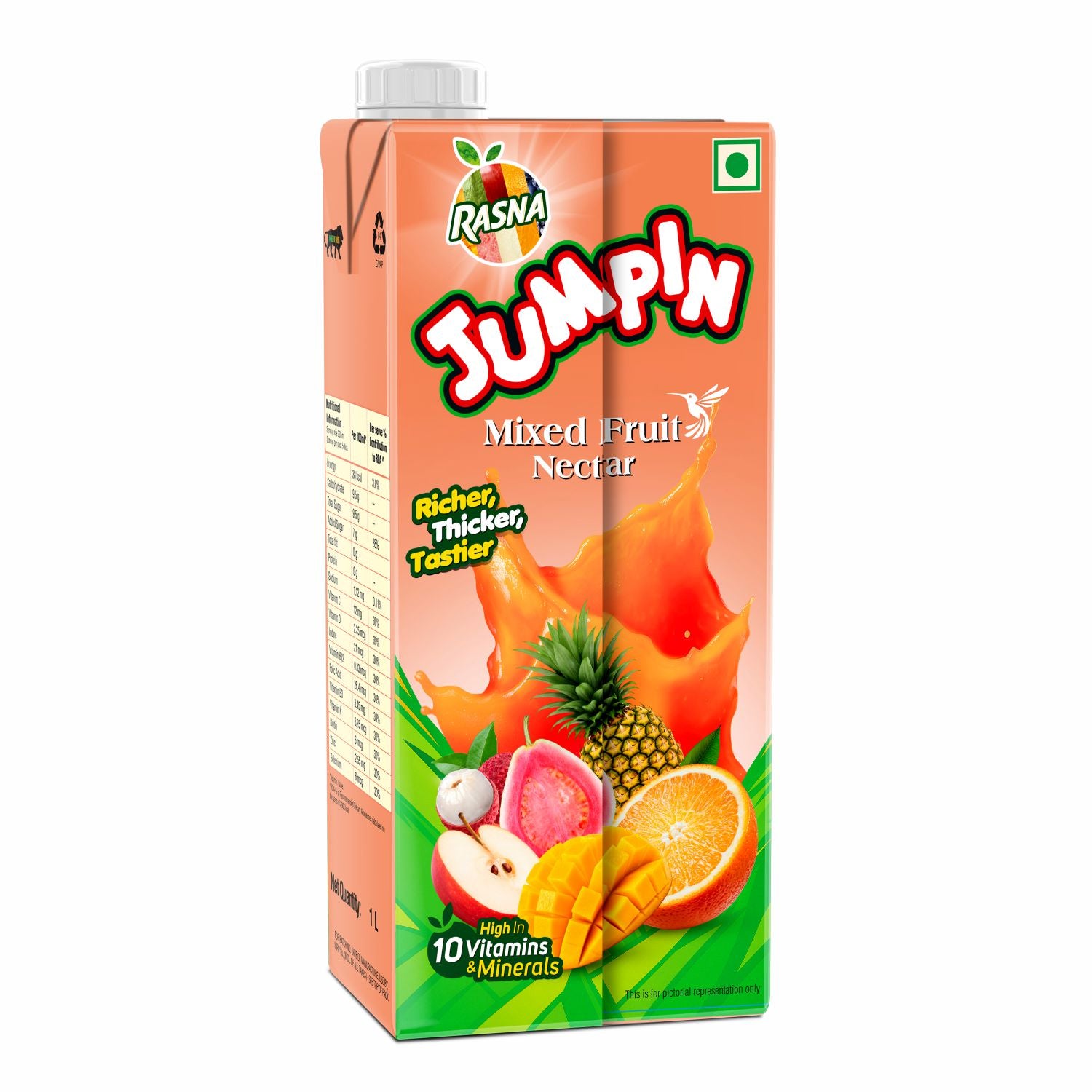 RASNA JUMPIN MIXED FRUIT NECTAR 1 LTR