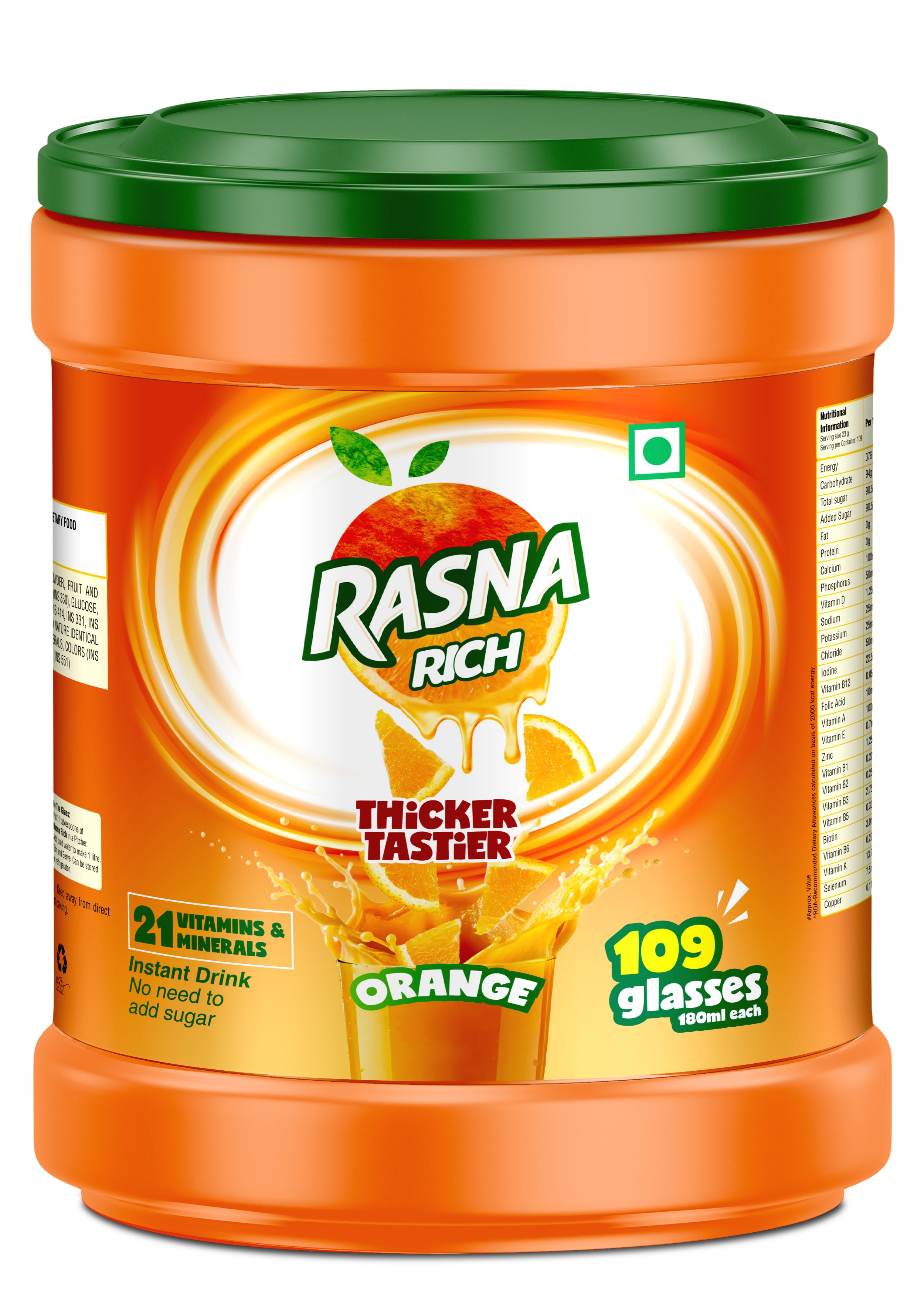 Rasna Instant Orange