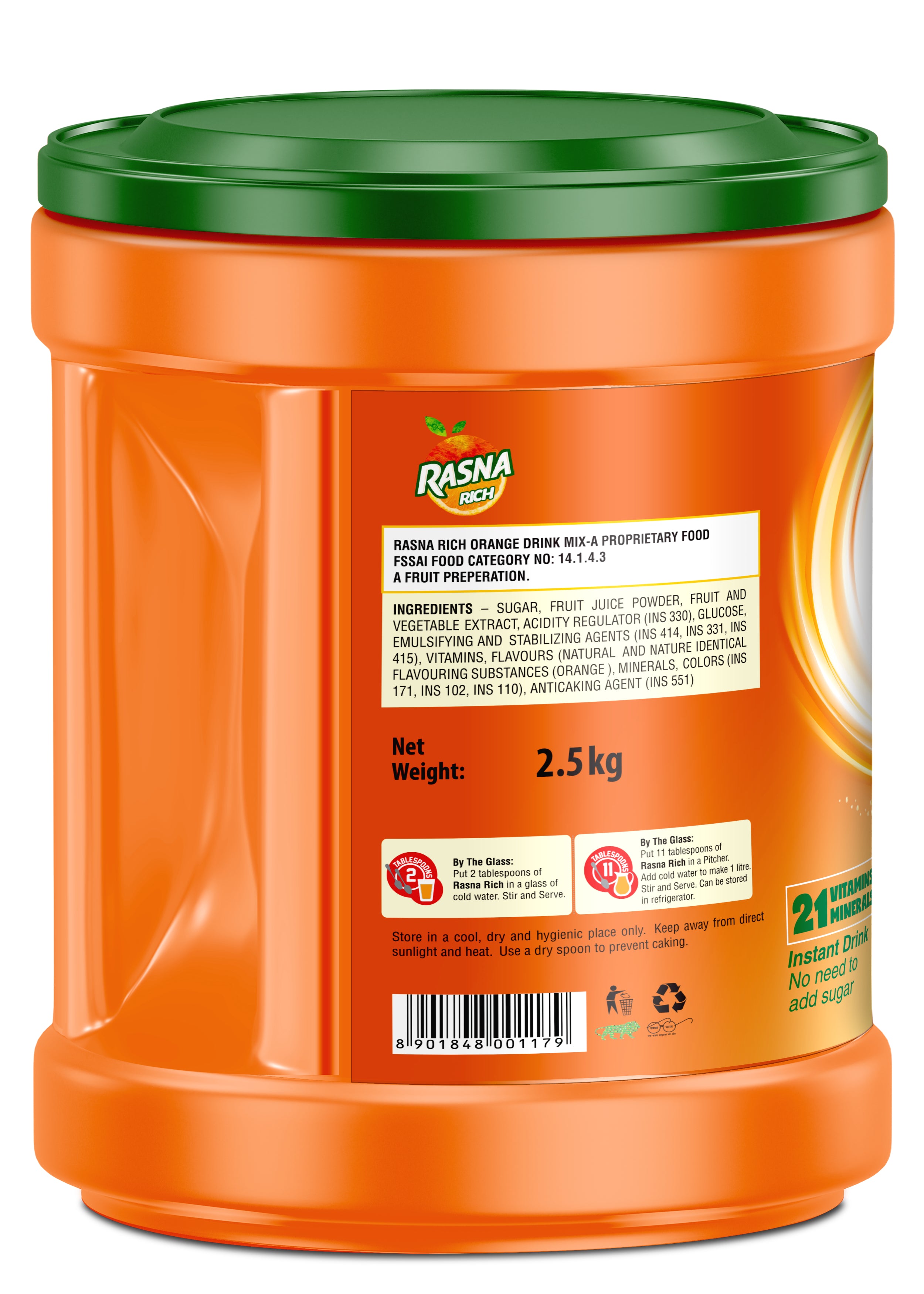 Rasna Instant Orange