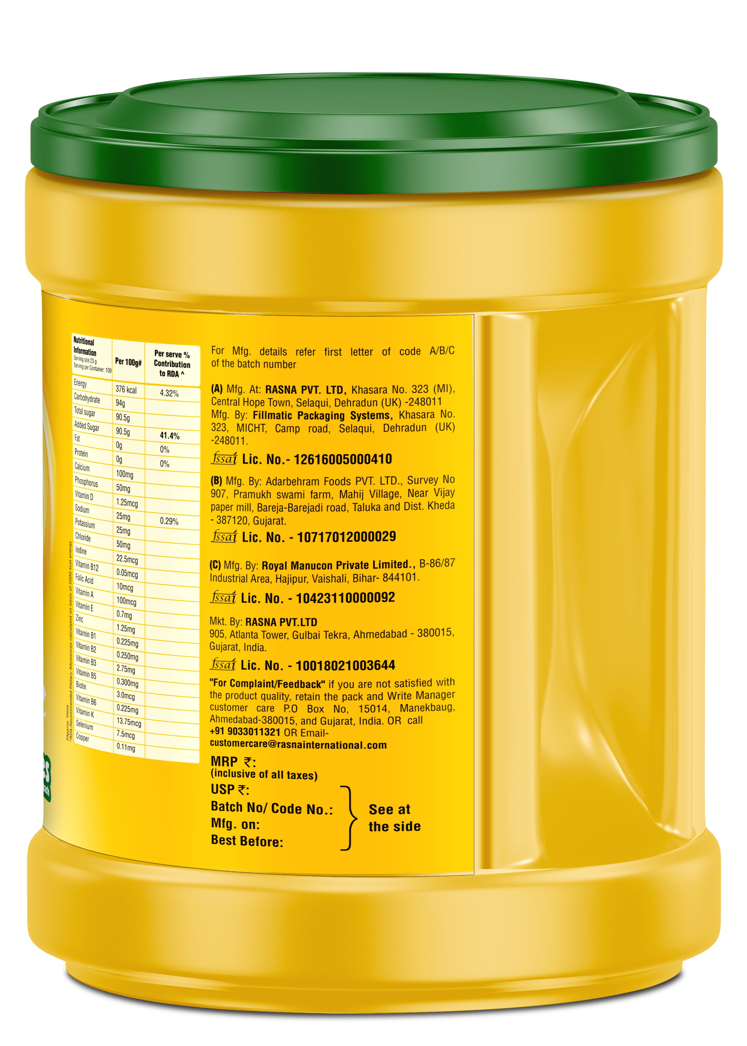 Rasna Instant Pineapple